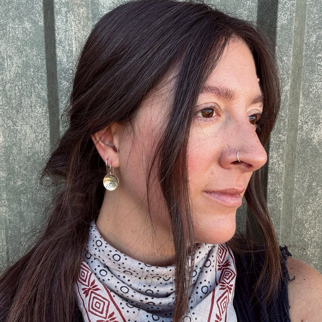 Gold Forest Cove Earrings - Merry PigletsFluff Hardware
