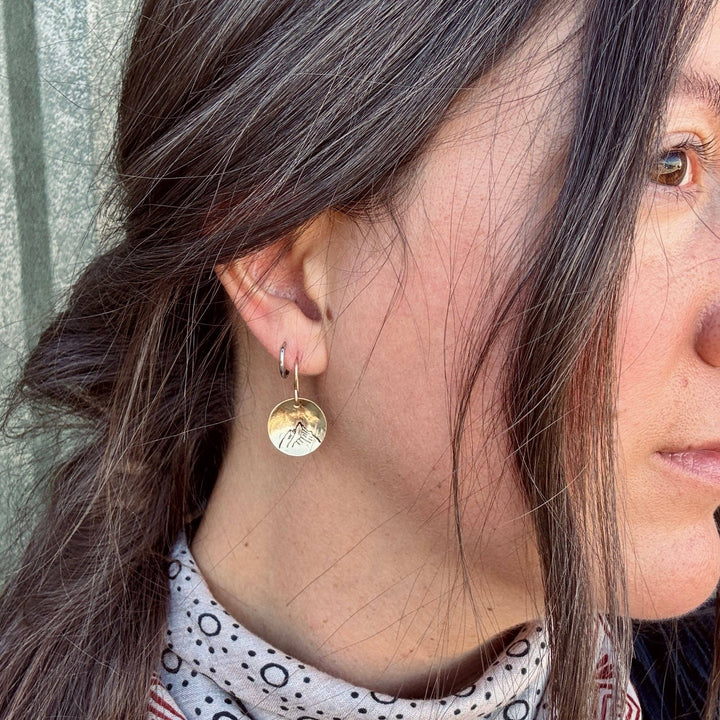 Gold Forest Cove Earrings - Merry PigletsFluff Hardware