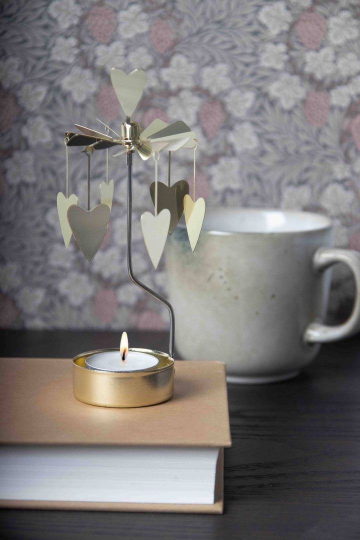 Gold Heart Angel Chime - Merry PigletsTalla Imports