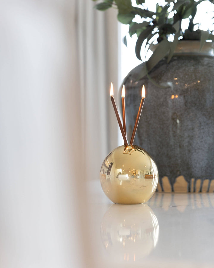 Gold Metallic Everlasting Neva Vase - Merry PigletsEverlasting Candle Co.
