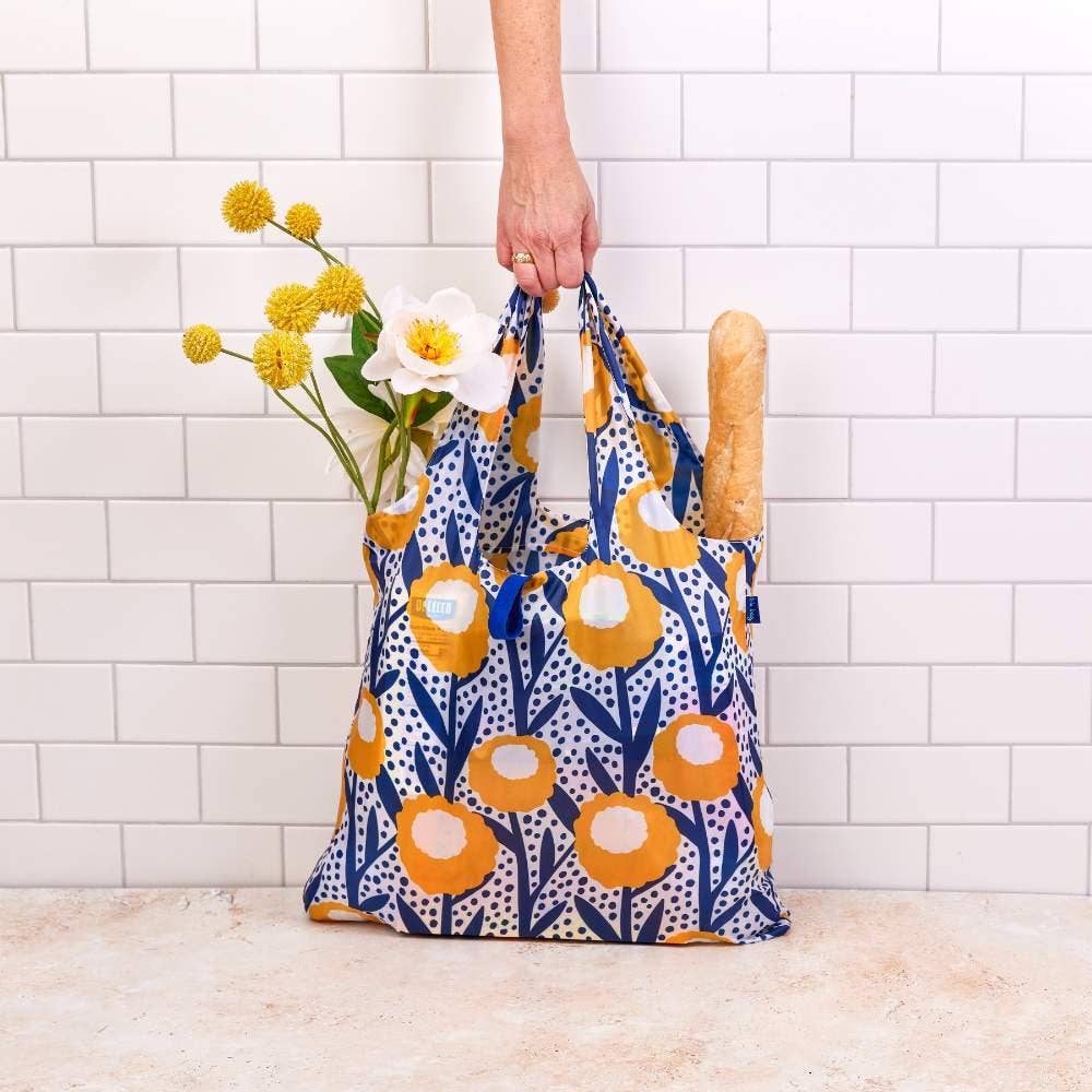 Golden Glow Reusable Shopper Tote - Merry Pigletsrockflowerpaper