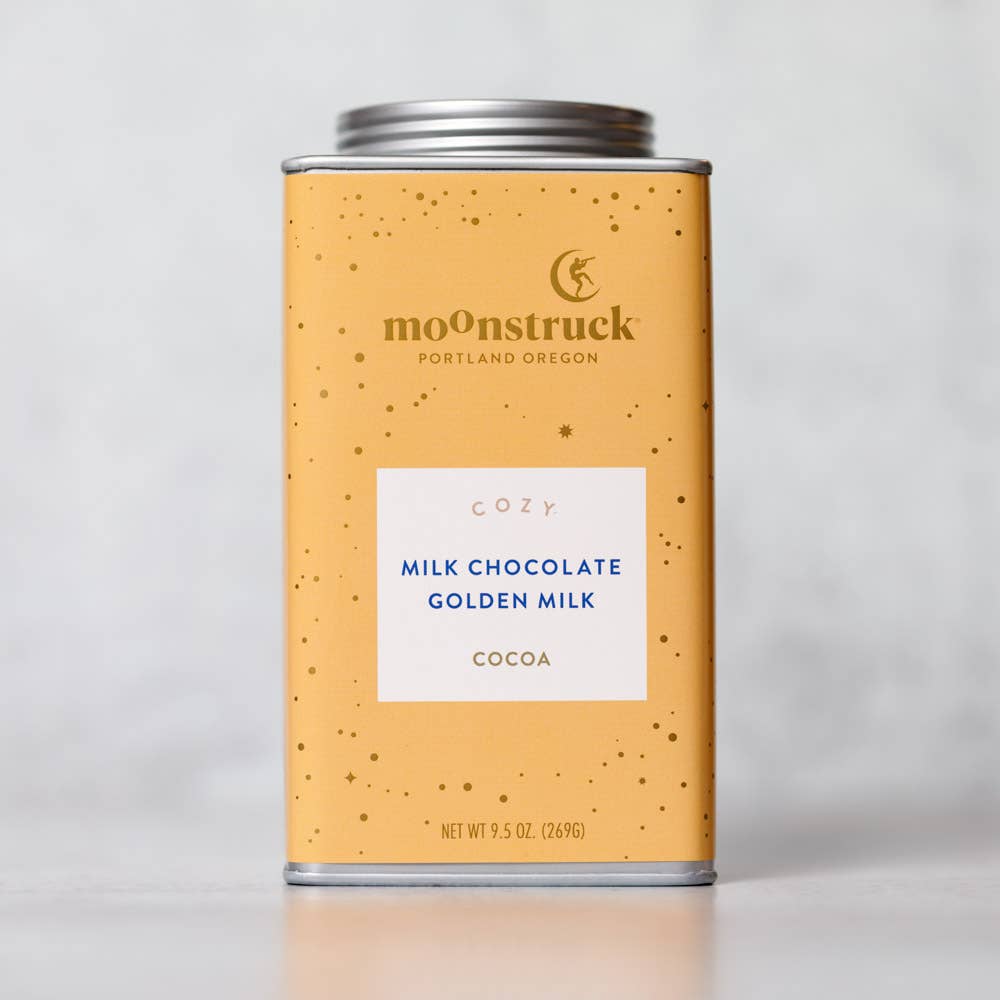 Golden Milk Chocolate Hot Cocoa - Merry PigletsMoonstruck Chocolate Co