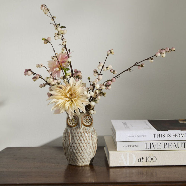 Great Grey Owl Budvase - Merry Pigletsaccent decor