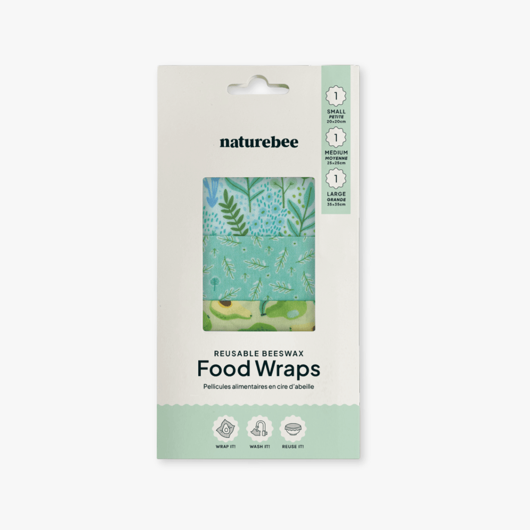 Green Beeswax Wrap Variety Set - Merry PigletsNATURE BEE