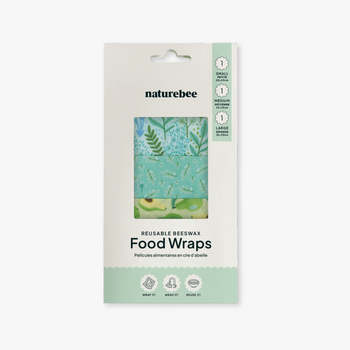 Green Beeswax Wrap Variety Set - Merry PigletsNATURE BEE