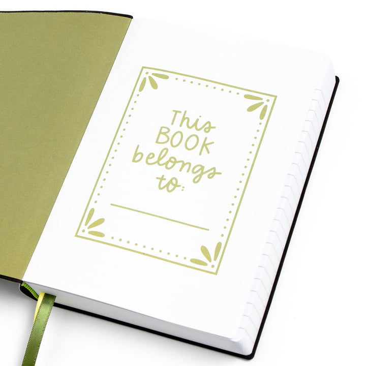 Green Floral Journal - Merry PigletsPippi Post