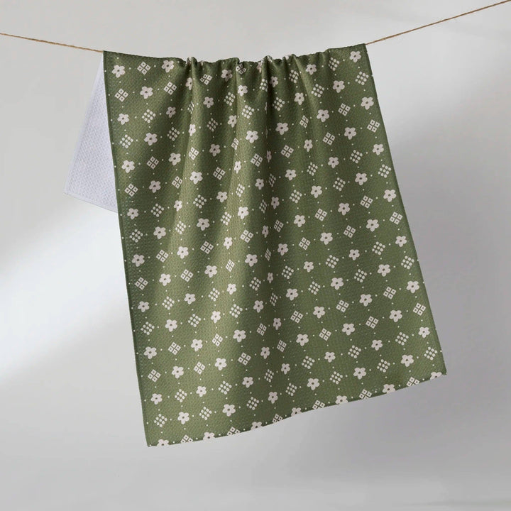 Green Gables Geometry Tea Towel - Merry PigletsGeometry