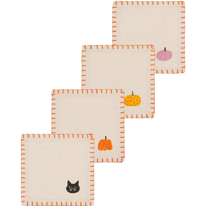 Halloween Cocktail Napkins Set of 4 - Merry PigletsDanica Jubilee