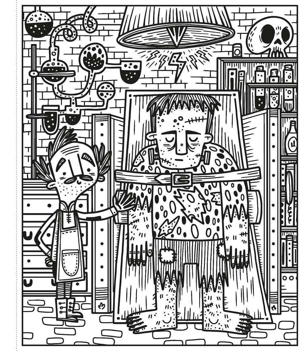 Halloween Magic Painting Book - Merry PigletsHarperCollins