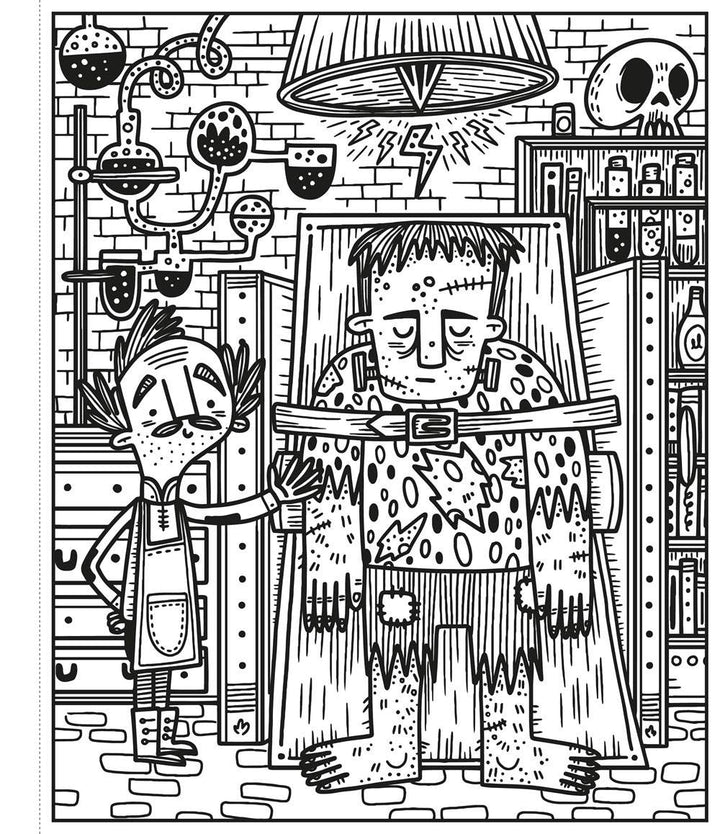 Halloween Magic Painting Book - Merry PigletsHarperCollins