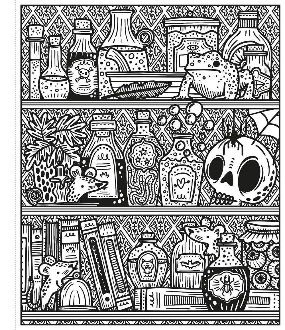 Halloween Magic Painting Book - Merry PigletsHarperCollins