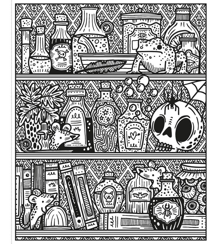 Halloween Magic Painting Book - Merry PigletsHarperCollins