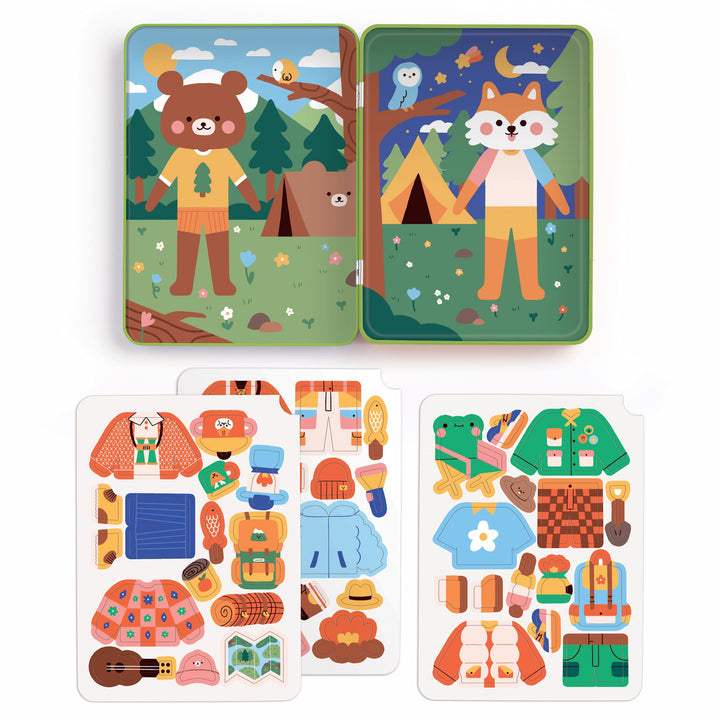 Happy Camper Magnetic Dress-Up - Merry PigletsMudpuppy