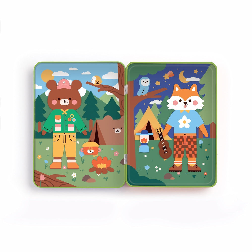 Happy Camper Magnetic Dress-Up - Merry PigletsMudpuppy