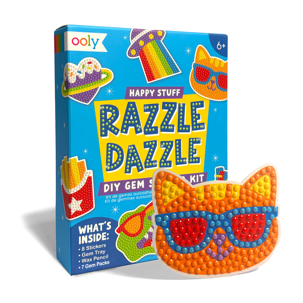 Happy Stuff DIY Gem Sticker Kit - Merry PigletsOOLY