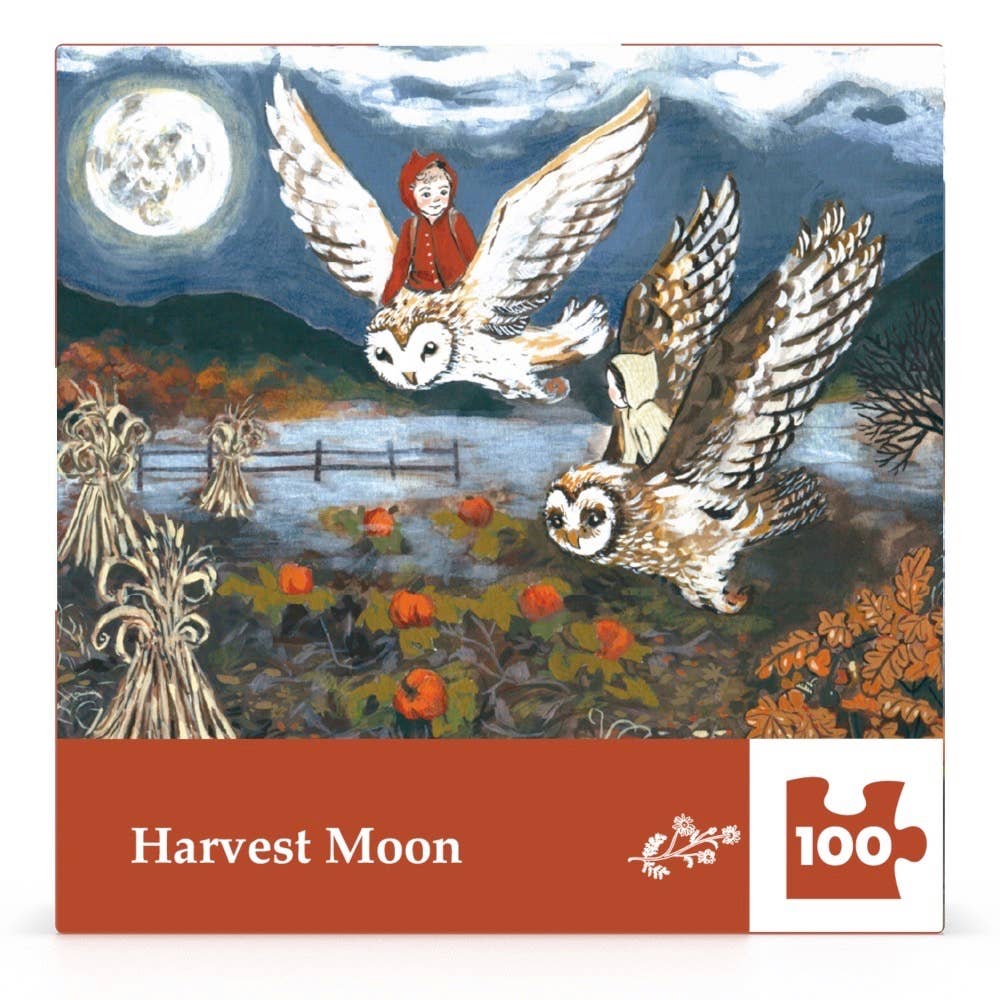 Harvest Moon 100 Piece Mini Puzzle - Merry PigletsNew York Puzzle Company