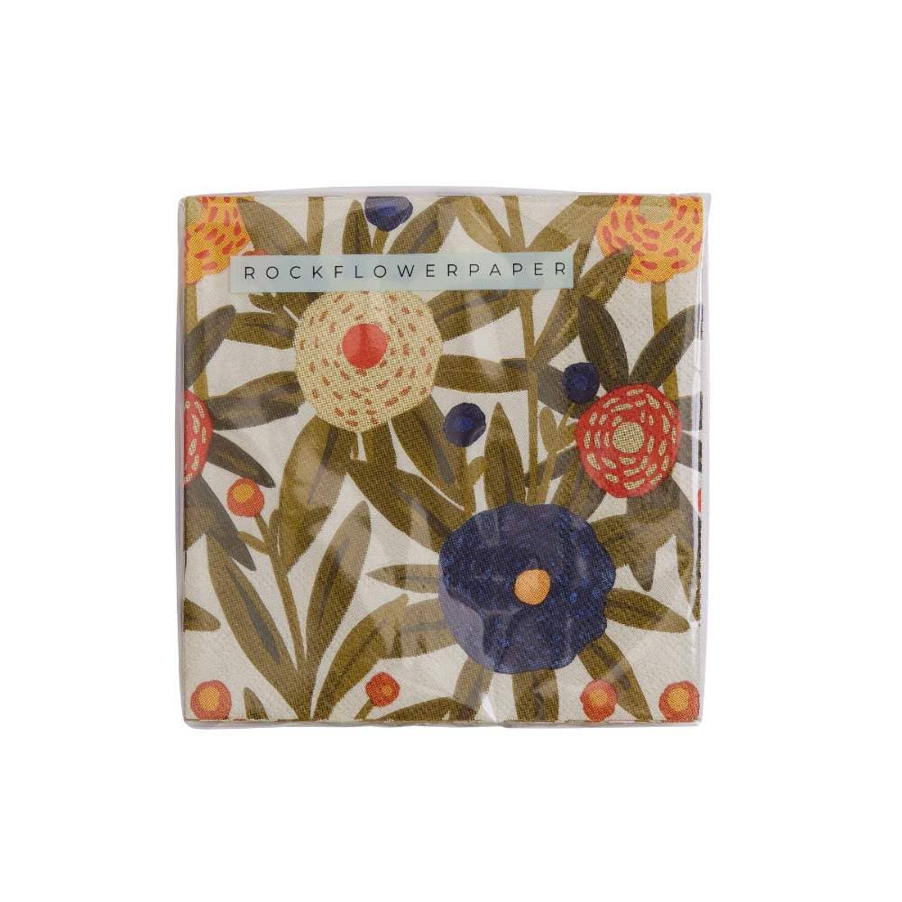 Harvest Sunshine Cocktail Napkins - Merry Pigletsrockflowerpaper