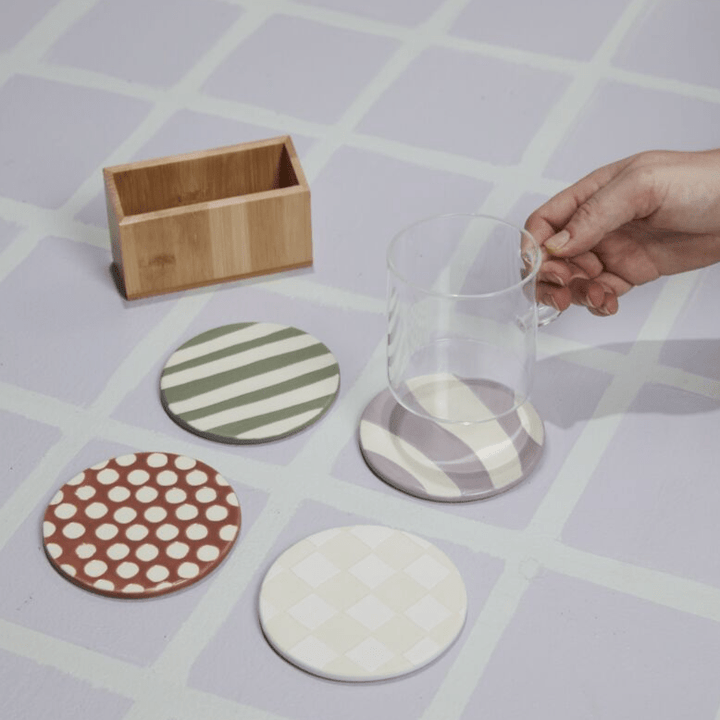Havana Coaster Set - Merry PigletsAccent Decor