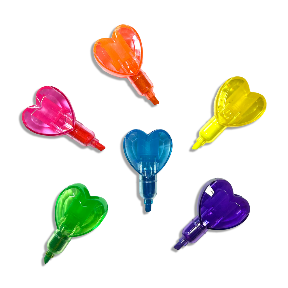 Heart Stacking Highlighters - Merry PigletsOOLY
