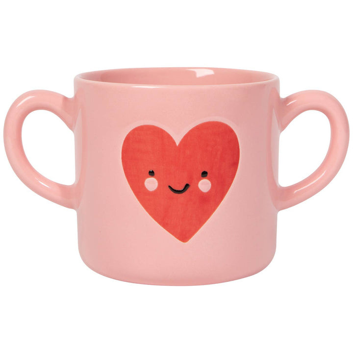 Heart to Heart Double - Handle Mug - Merry PigletsDanica Jubilee