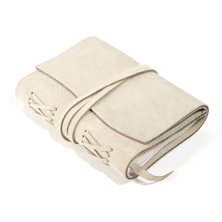 Ivory Suede Journal - Merry PigletsAndaluca