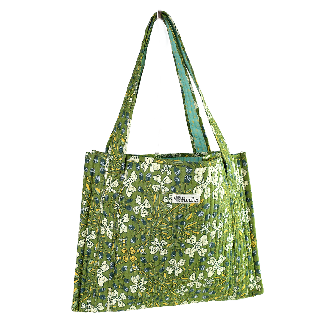 Josephine Quilted Tote - Merry PigletsHandker Bandanas