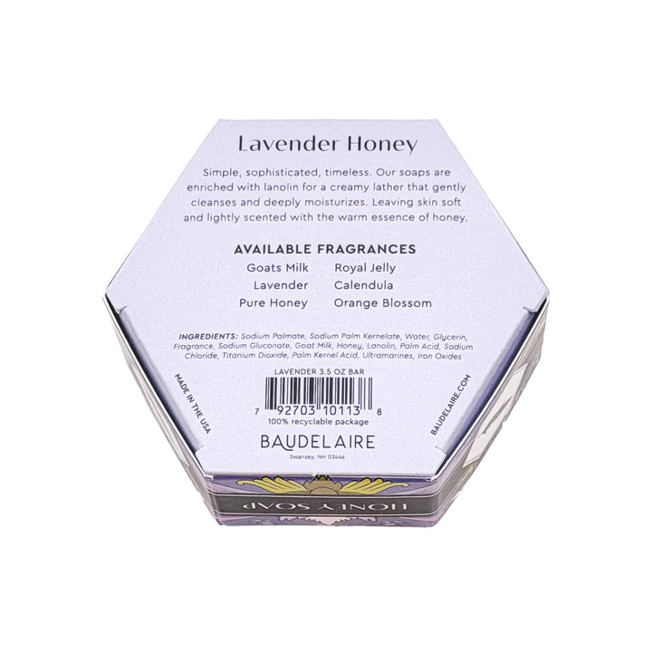 Lavender Honey Soap - Merry PigletsBaudelaire
