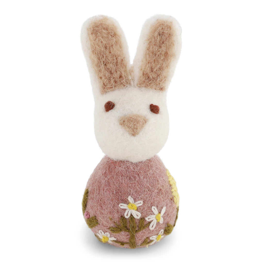 Lavender Wool Bunny Ornament - Merry PigletsGry and Sif