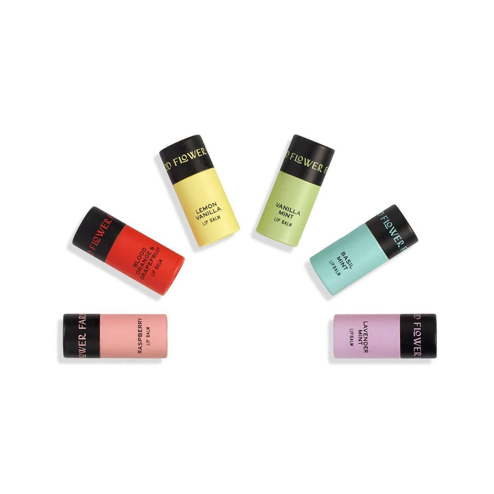 Lemon Vanilla Organic Lip Balm - Merry PigletsGood Flower Farm