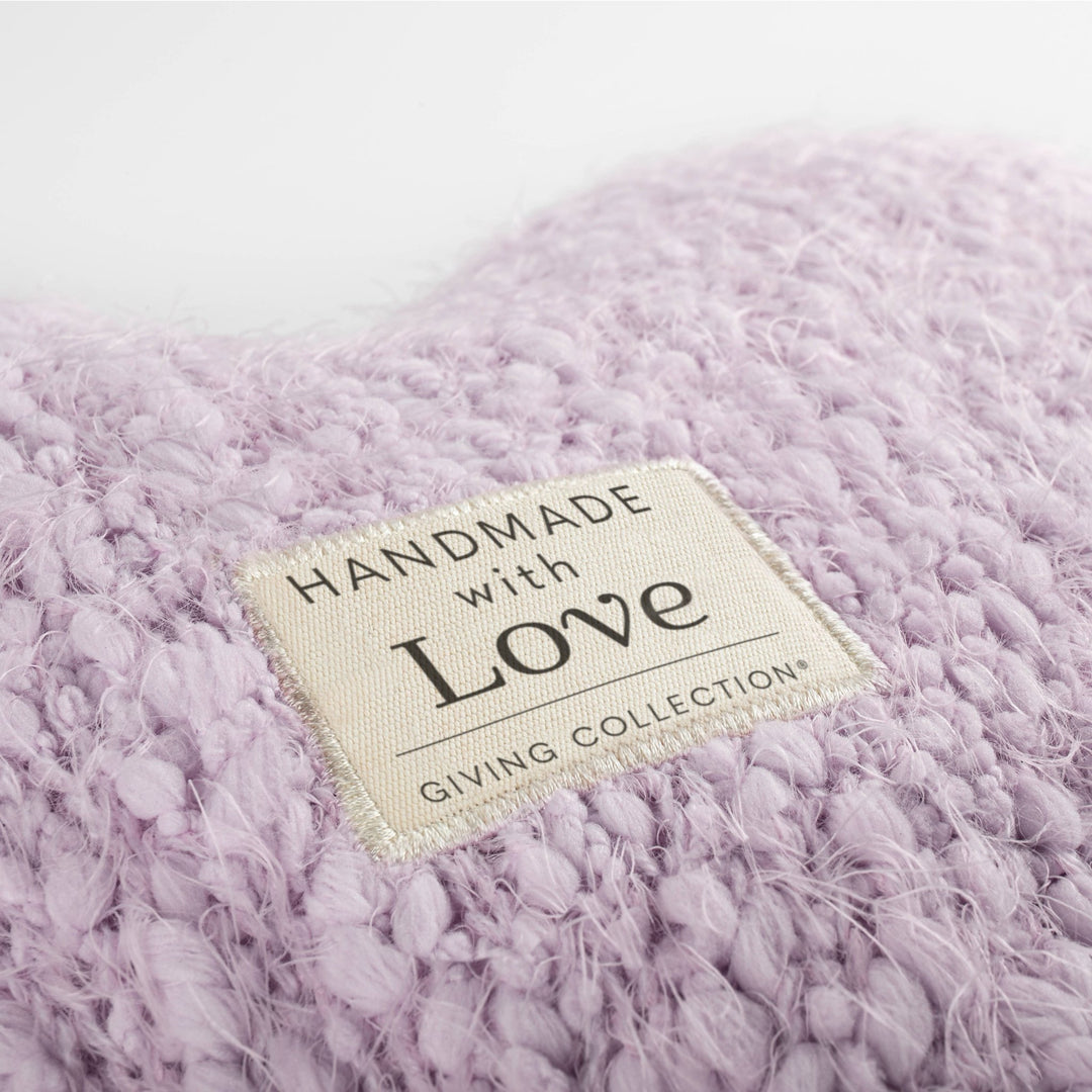 Light Purple Heart Pillow - Merry PigletsDEMDACO