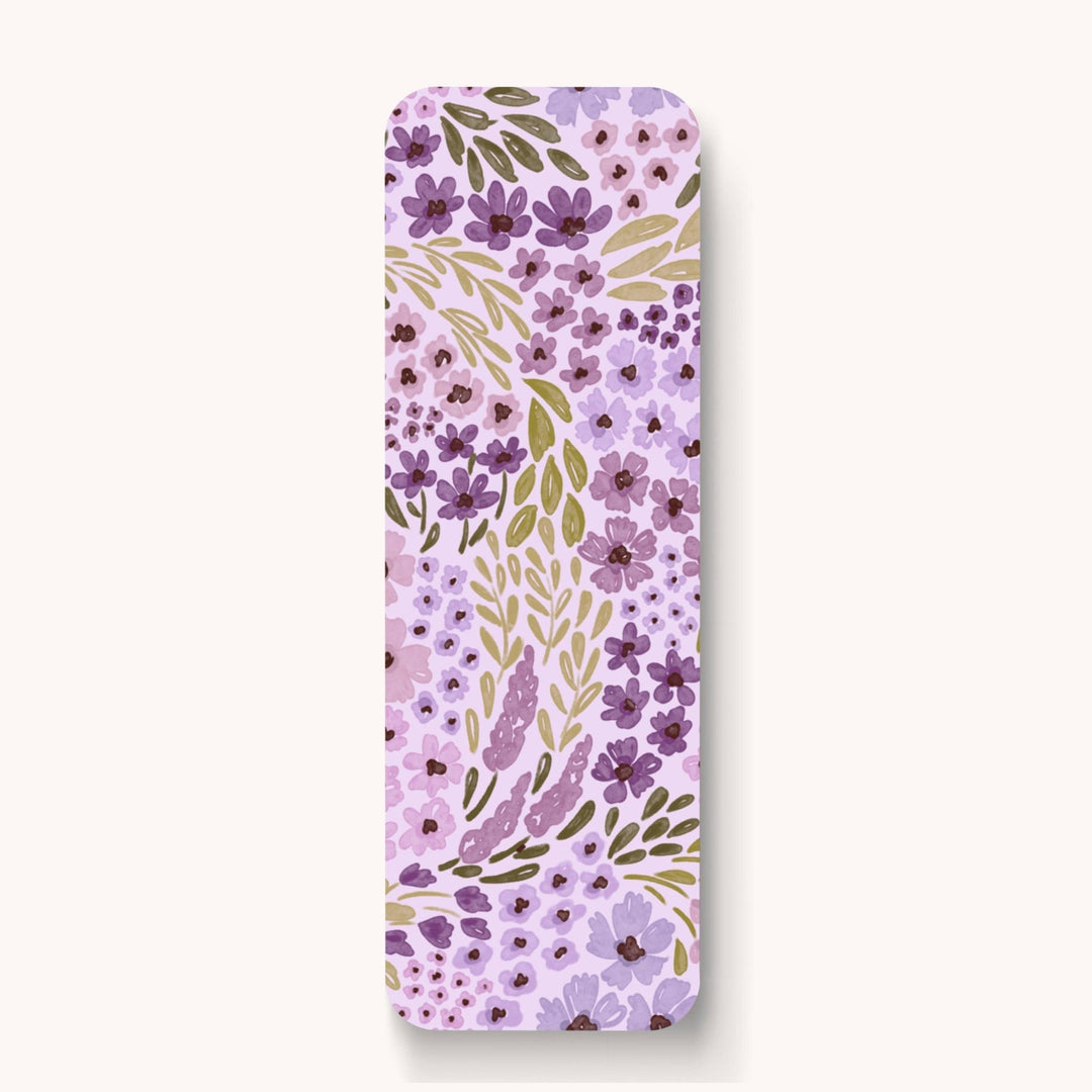 Lilac Floral Bookmark - Merry PigletsElyse Breanne Design