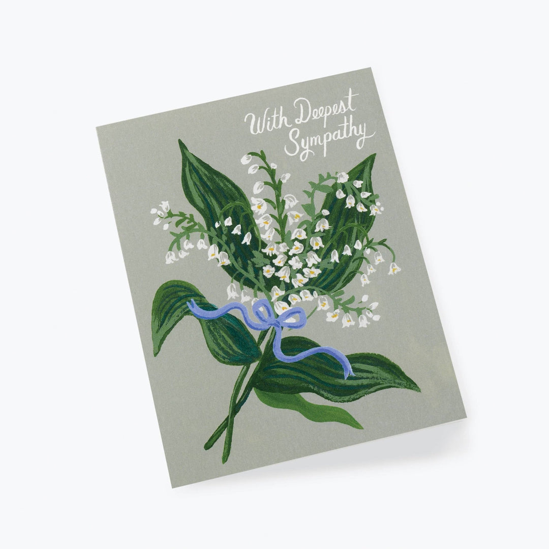 Lily of the Valley Sympathy Greeting Card - Merry PigletsRifle Paper Co.