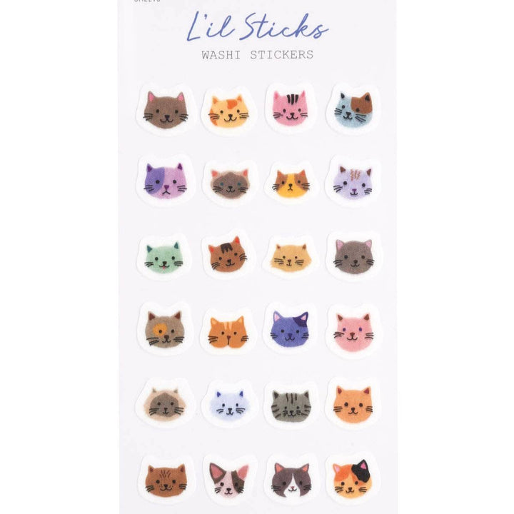 Little Cats Washi Stickers - Merry PigletsGirl of All Work