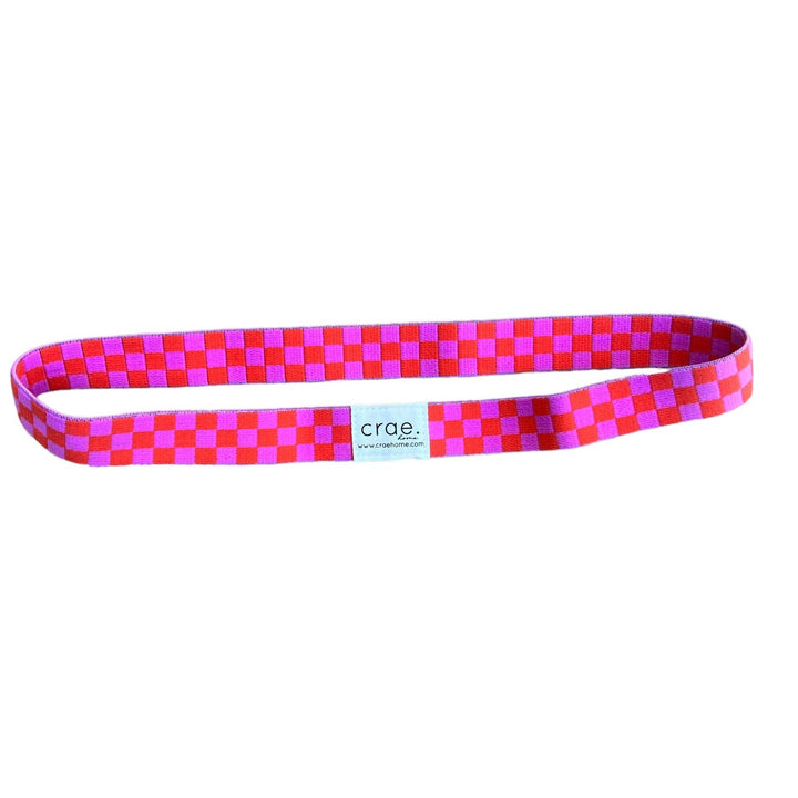 Lounge Chair Pool Towel Band: Checkmate - Merry PigletsCrae.Home