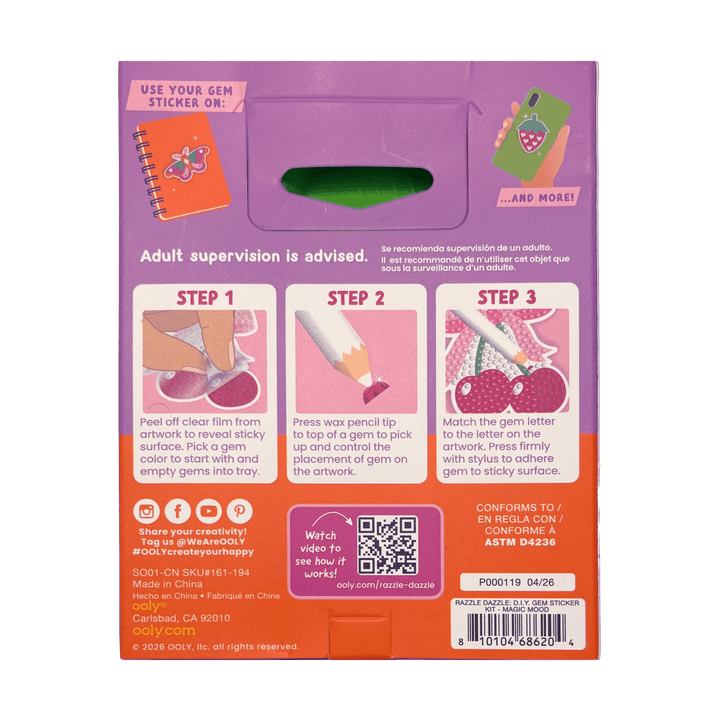 Magic Mood DIY Gem Sticker Kit - Merry PigletsOOLY