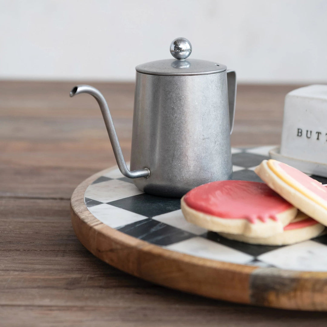 Marble Check Lazy Susan - Merry PigletsMerry Piglets