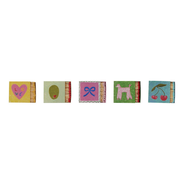 Matches in Fun Matchbox - Merry PigletsCreative Co-Op