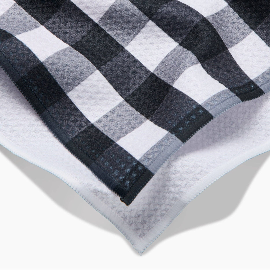 Midnight Flannel Towel - Merry PigletsGeometry