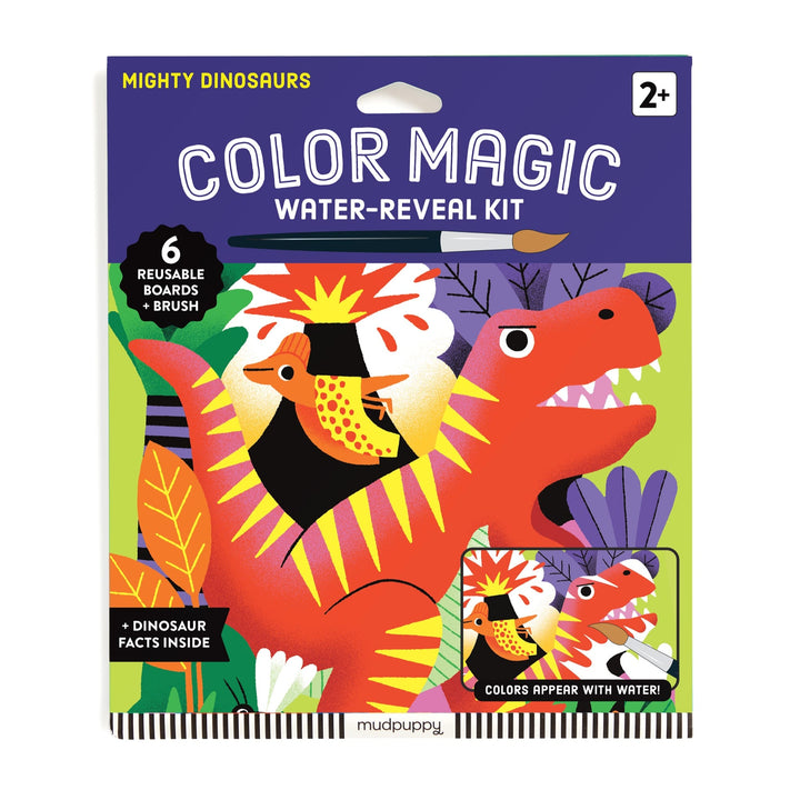 Mighty Dinosaurs Color Magic Water-Reveal Kit - Merry PigletsMudpuppy