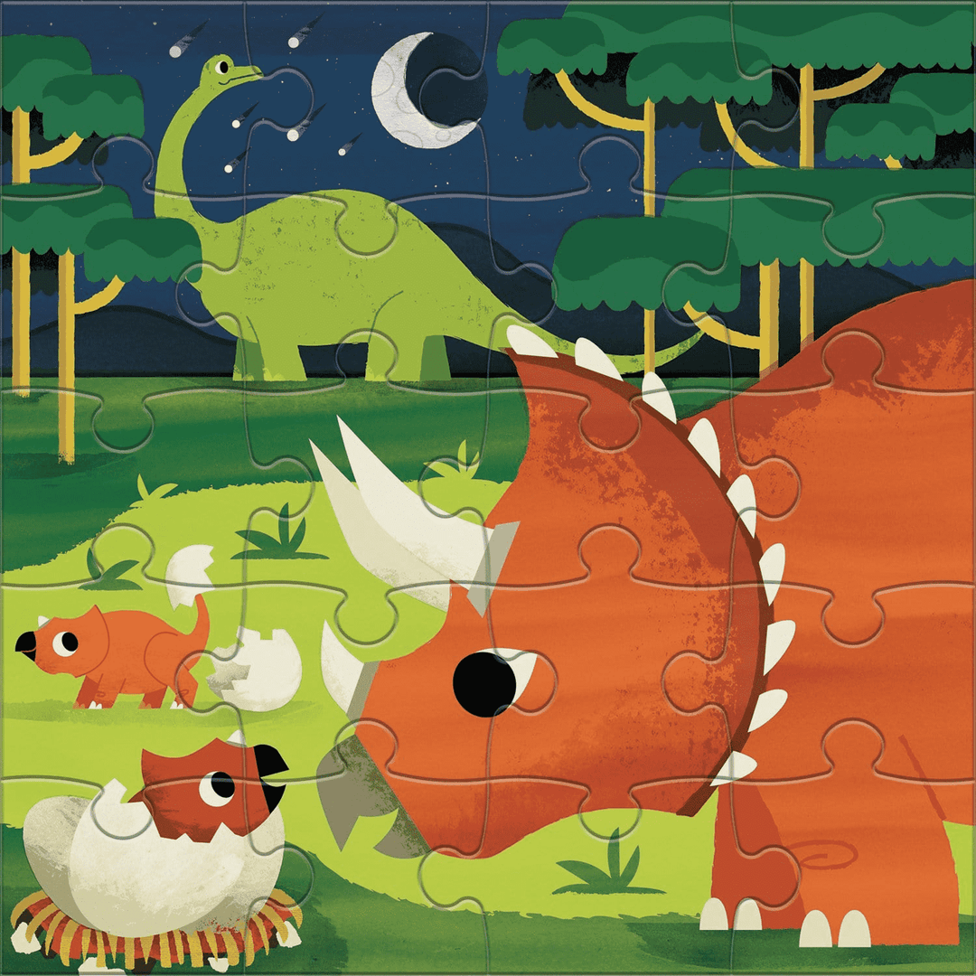 Mighty Dinosaurs Magnetic Puzzle - Merry PigletsMudpuppy