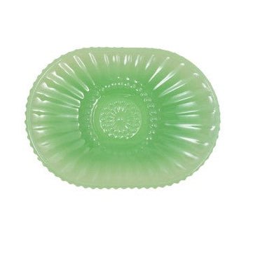 Milk Glass Footed Soap Dish - Merry PigletsCreative Co-Op