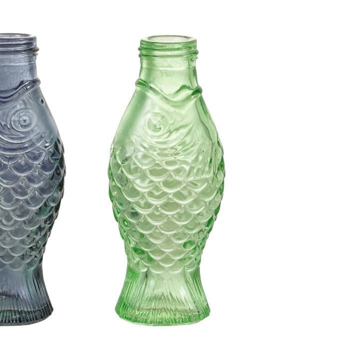Mini Fish Glass Vase - Merry PigletsCreative Co-Op