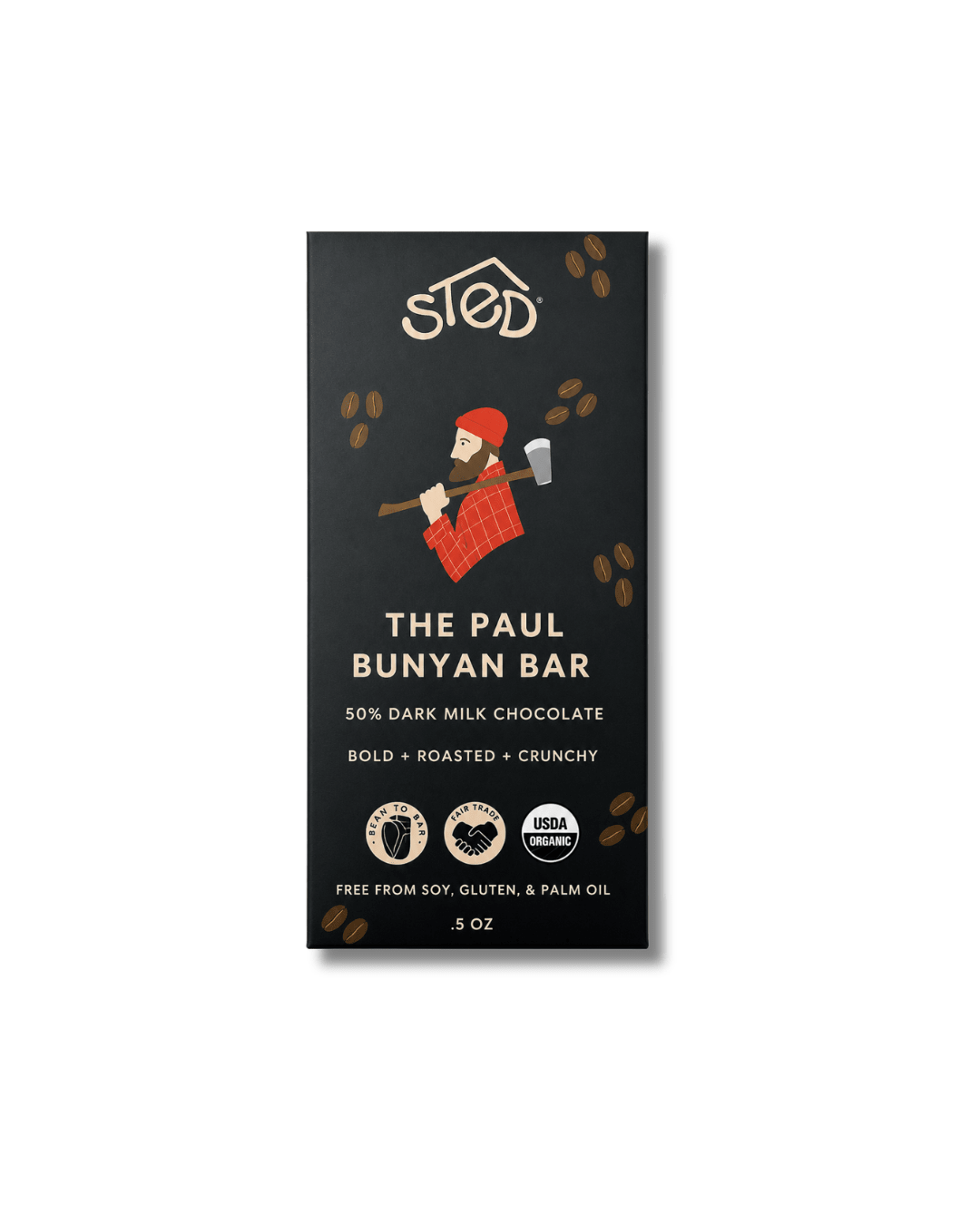 Mini Paul Bunyan Chocolate Bar - Merry PigletsSted Chocolate