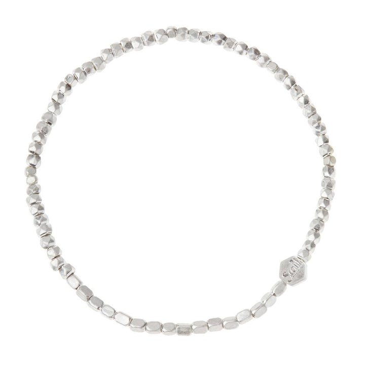 Mini Silver Metal Stacking Bracelet - Merry PigletsScout Curated Wears