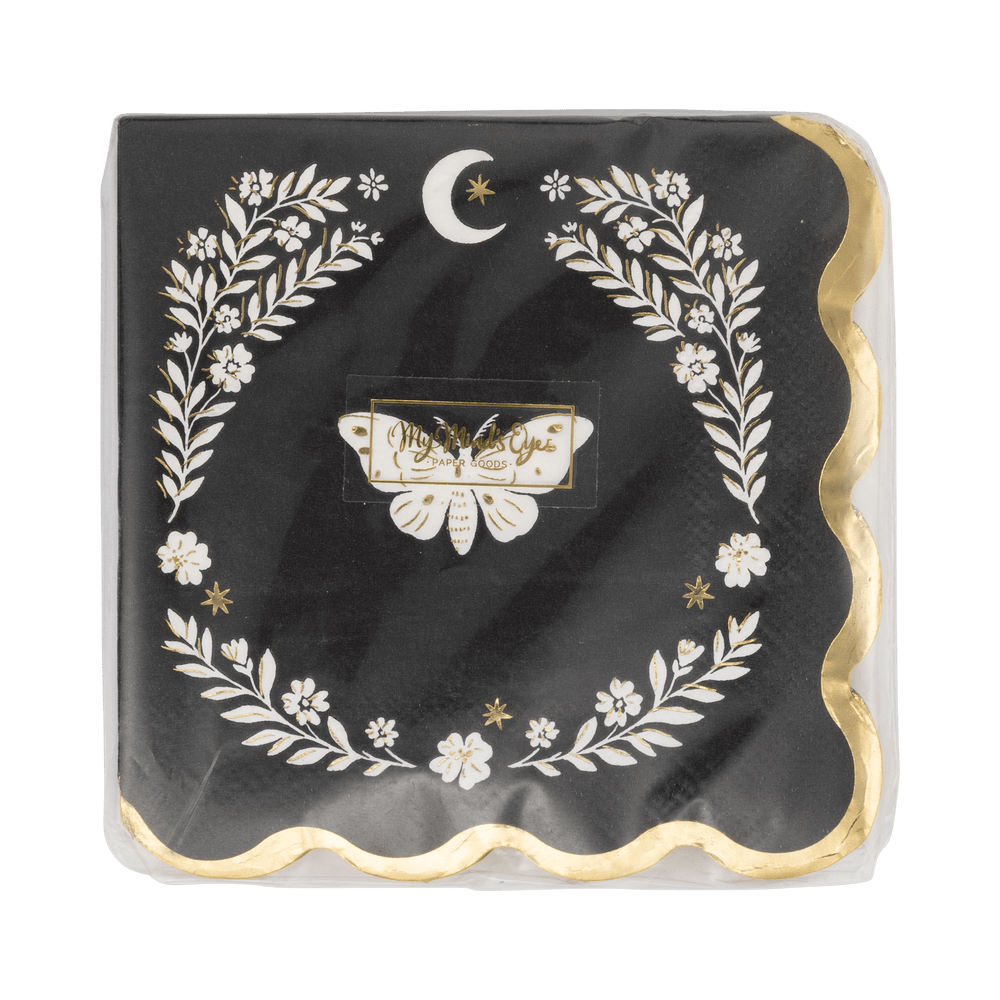 Moonlight Moth Cocktail Napkin - Merry PigletsMy Mind’s Eye