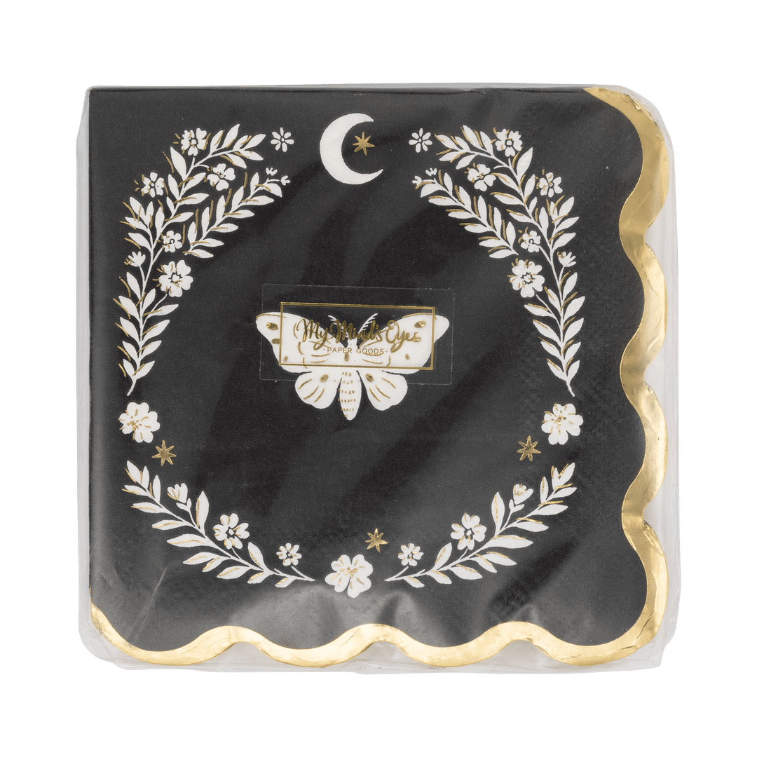 Moonlight Moth Cocktail Napkin - Merry PigletsMy Mind’s Eye