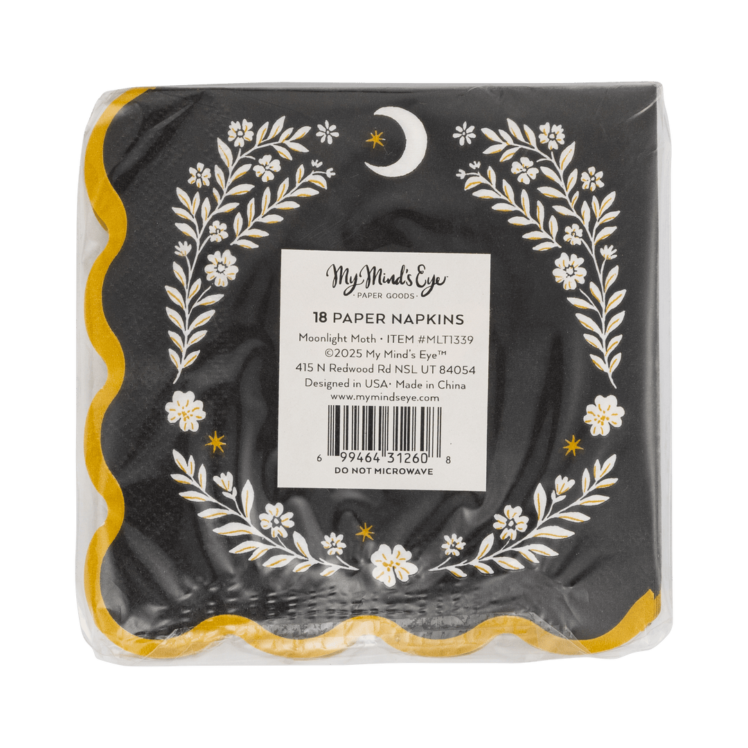 Moonlight Moth Cocktail Napkin - Merry PigletsMy Mind’s Eye