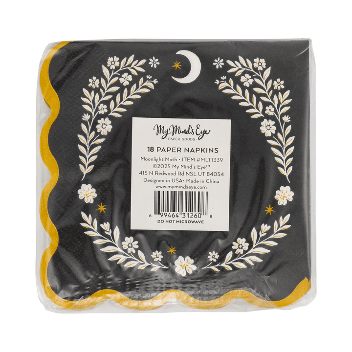Moonlight Moth Cocktail Napkin - Merry PigletsMy Mind’s Eye