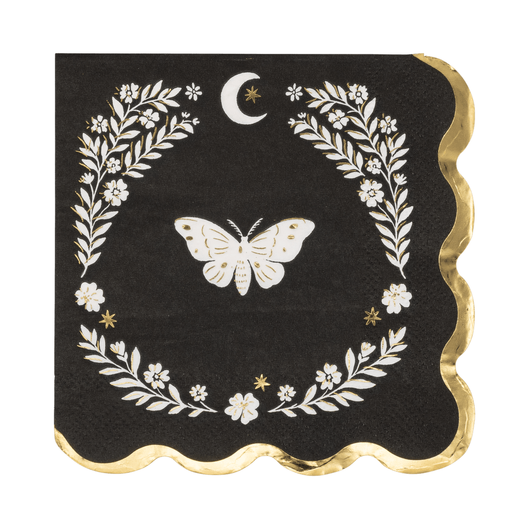 Moonlight Moth Cocktail Napkin - Merry PigletsMy Mind’s Eye