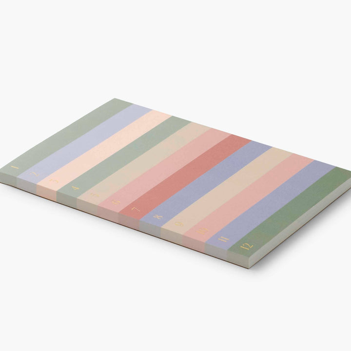 Muted Numbered Color Block Memo Notepad - Merry PigletsRifle Paper Co.